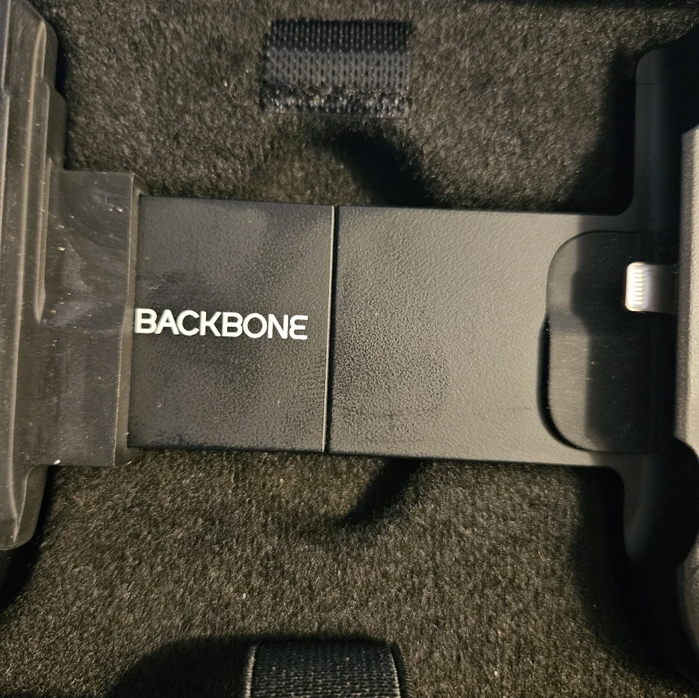 Backbone One Black Gaming Controller with Case.